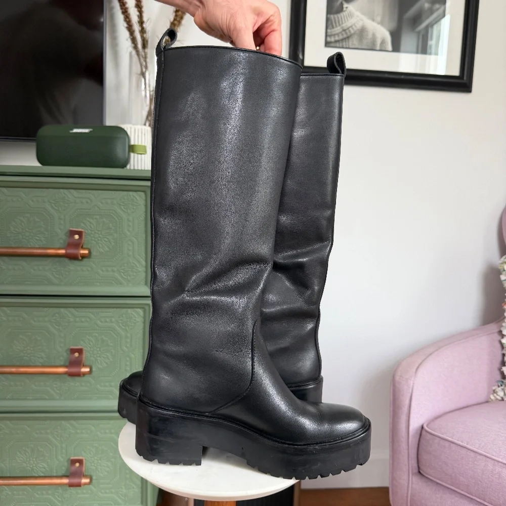 Loeffler Randall Carlee Tall Boot - Black - 7 - EUC - Picture 4 of 13
